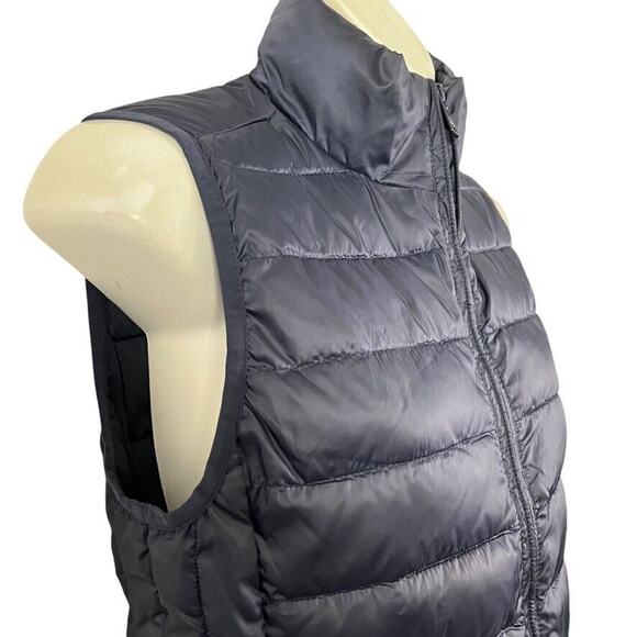 J Crew Womens Navy Blue Quilted Puffer Vest Jacket Outdoors Outerwear sz XXS - Picture 4 of 16